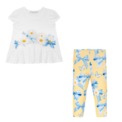 BALLOON CHIC - Daisy Legging Set  - Yellow