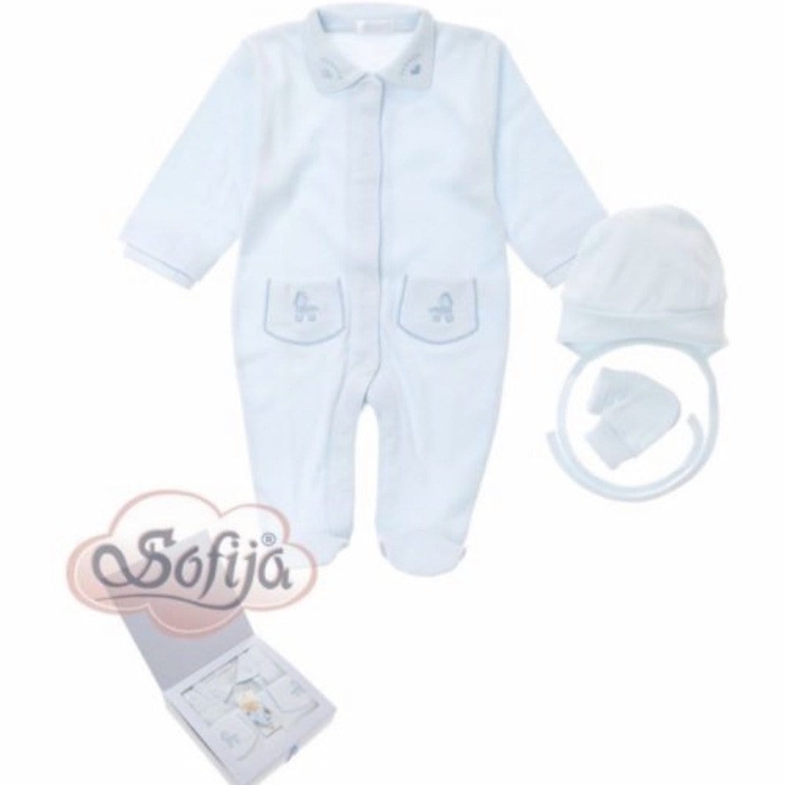 SOFIJA - Three Piece Gift Box Set - Blue