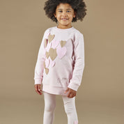 A DEE - Perla Heart Legging Set - Pale Pink