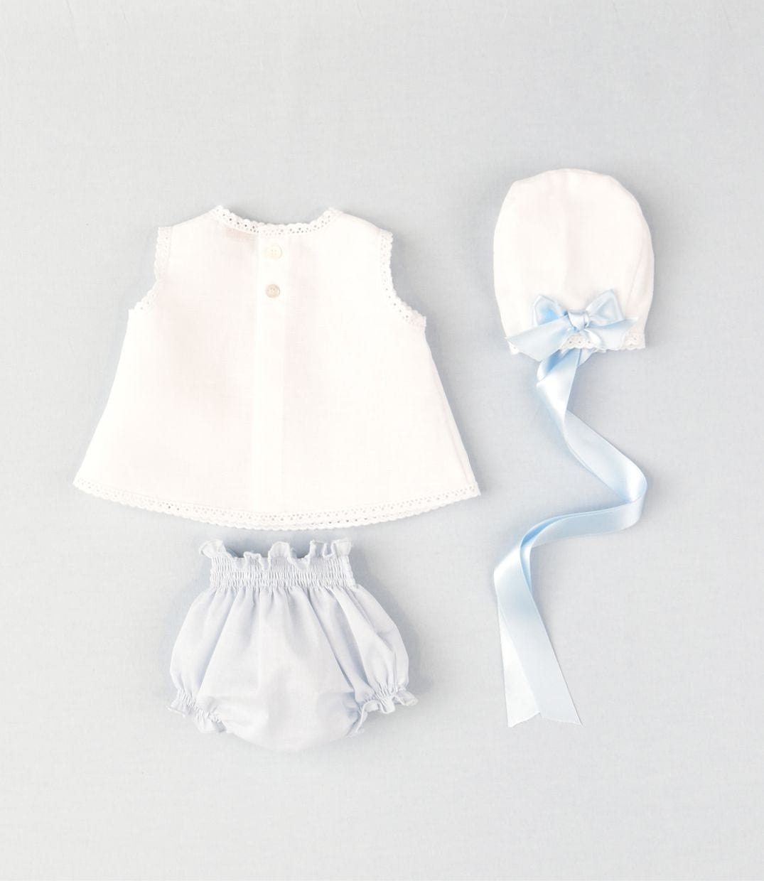 COCOTE - Three Piece Ribbon Dress Set - Bluel