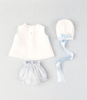 COCOTE - Three Piece Ribbon Dress Set - Bluel