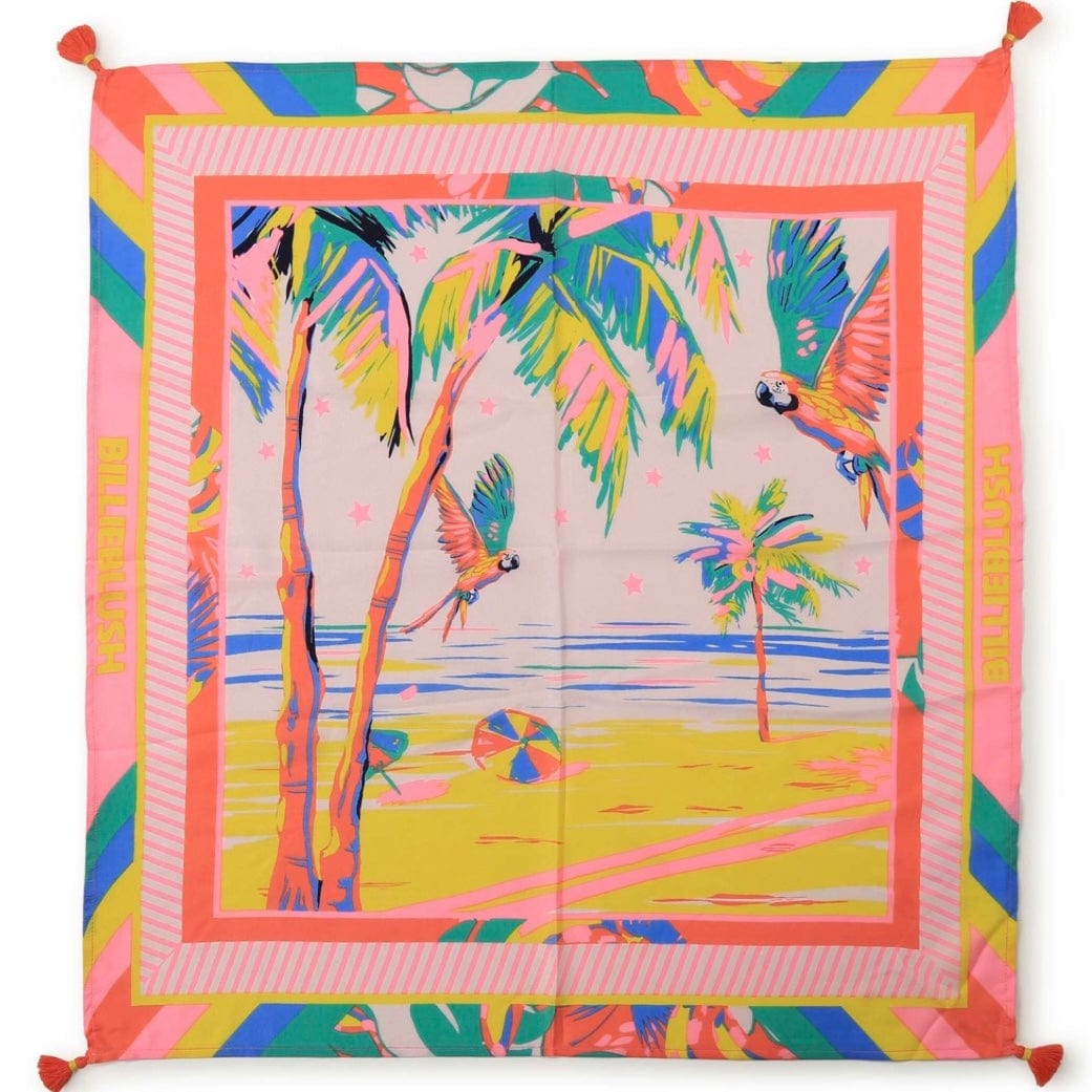 BILLIEBLUSH -  Palm Tree Scarf - Peach