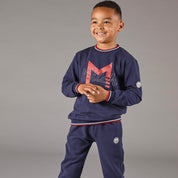 MITCH - Genoa Signature Logo Tracksuit - Blue Navy