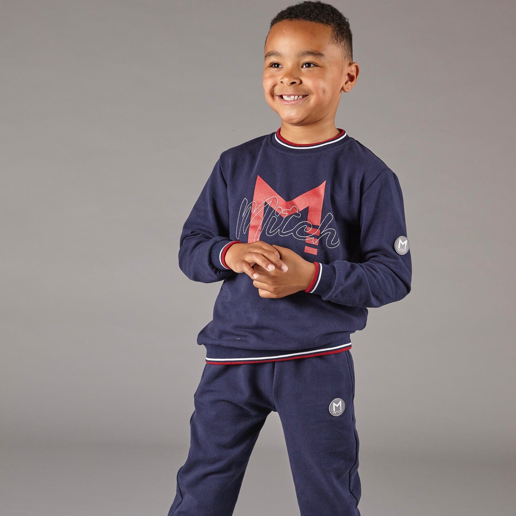 MITCH - Genoa Signature Logo Tracksuit - Blue Navy