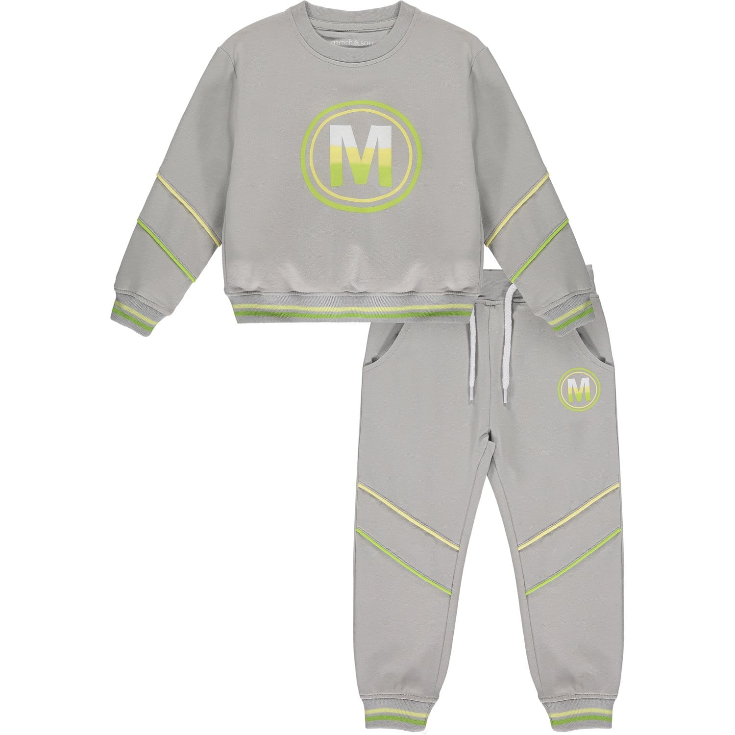 MITCH & SON - Bennet Ombre Tracksuit - Grey