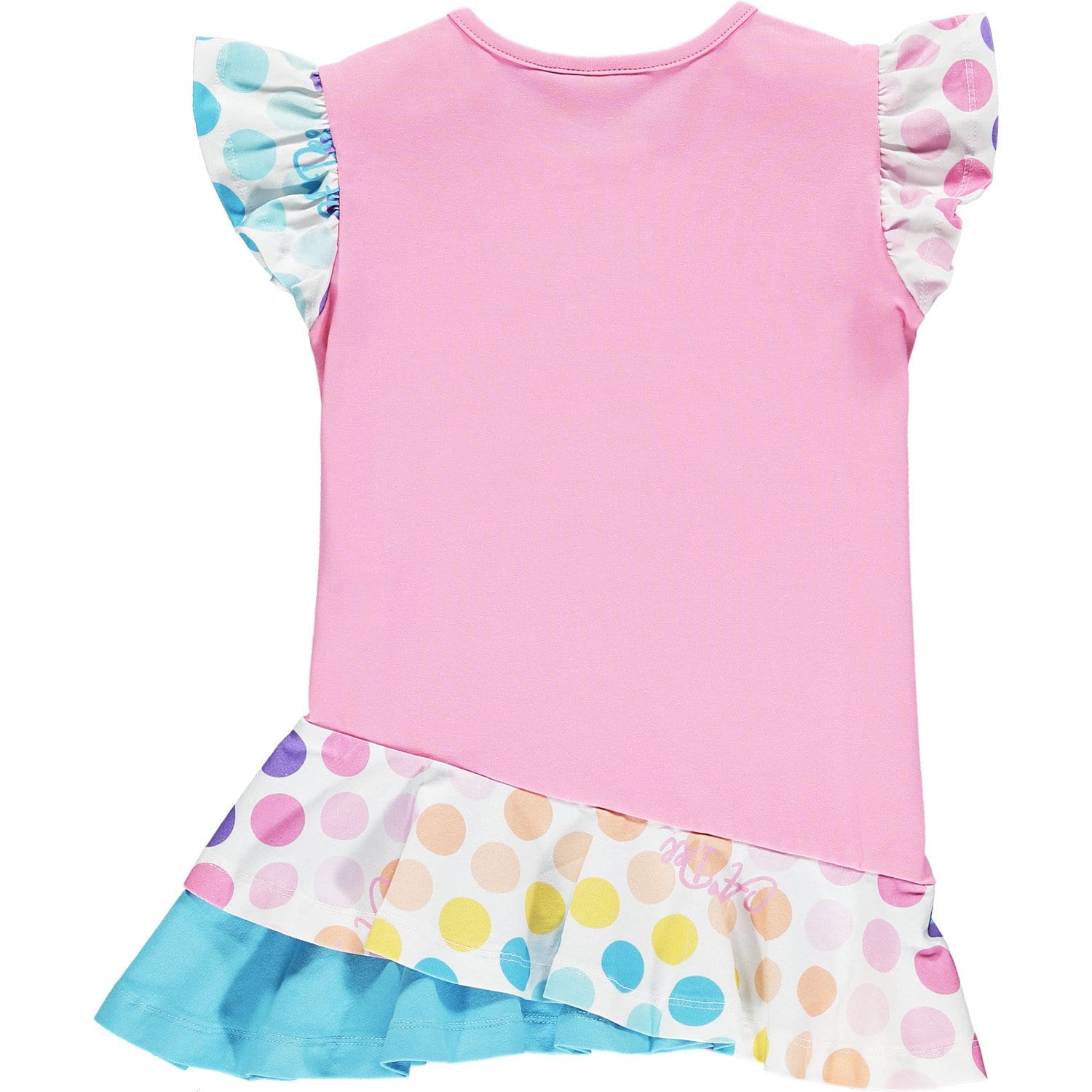 A DEE - Polka Dot Leggings Two Piece Set - Pink