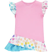 A DEE - Polka Dot Leggings Two Piece Set - Pink