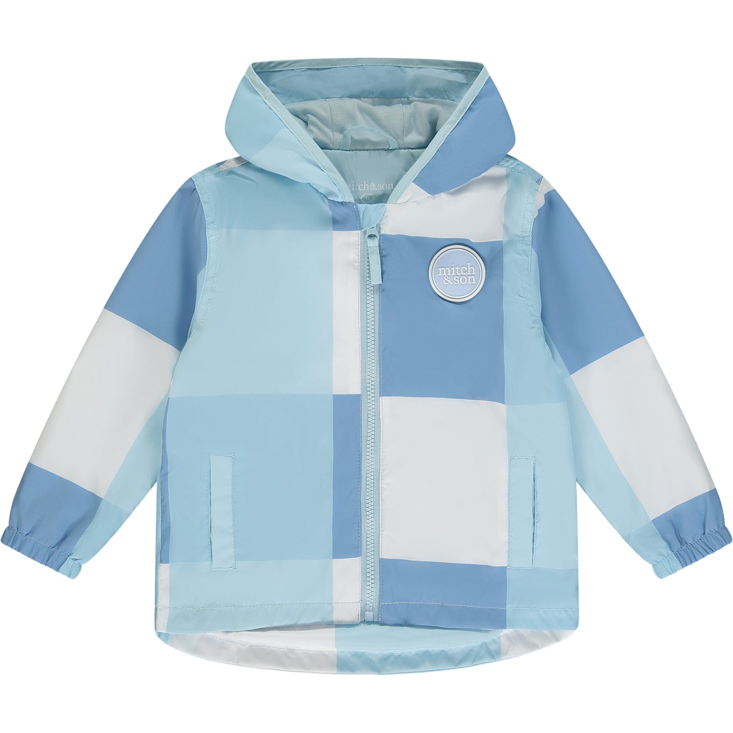 MITCH & SON - Jaxon  A Time To Fly Squares Jacket Set - Sky Blue
