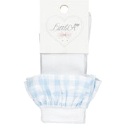 LITTLE A - Chanelle Knee High Sock - Blue