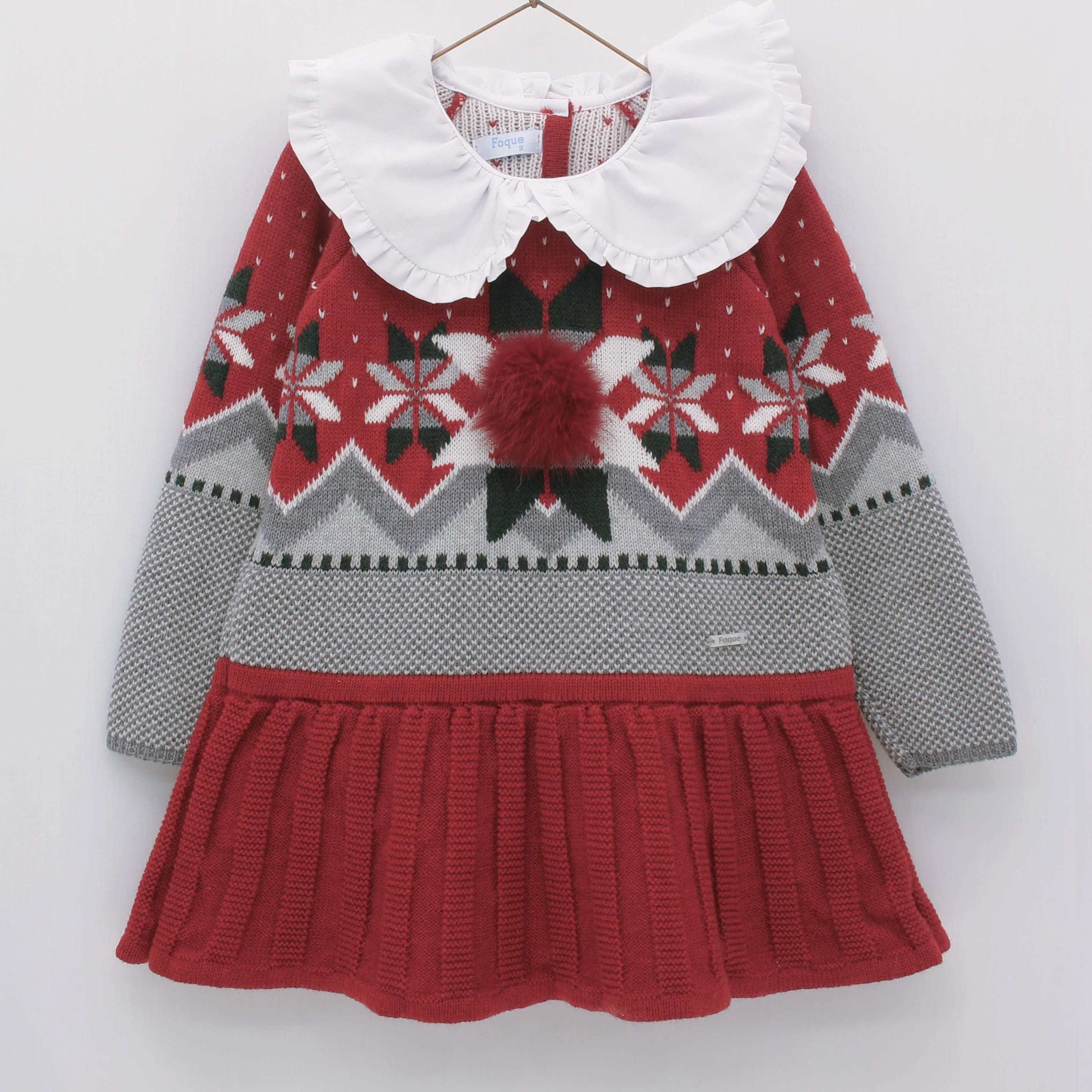 FOQUE - Christmas Dress - Red