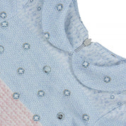 LAPIN HOUSE - Pleated Bow Jewel Dress - Pink