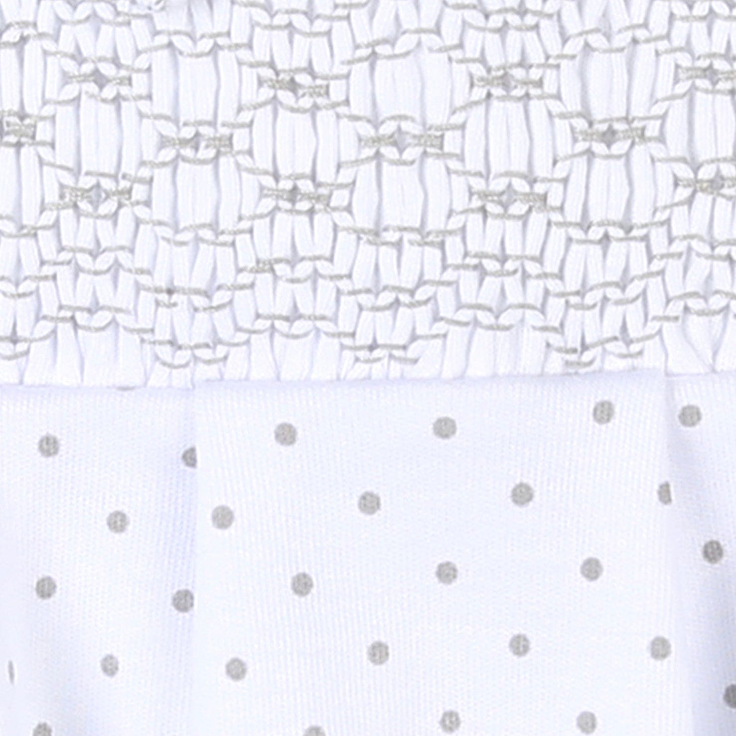 MAGNOLIA BABY - Arthur Smocked Receiving Blanket - White