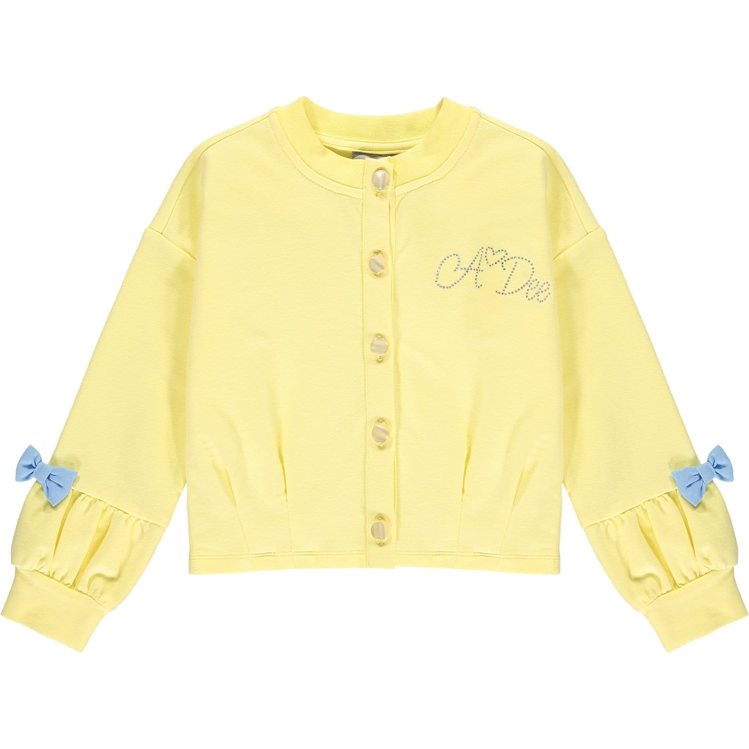 A DEE - Jasmine Jersey Cardigan - Lemon