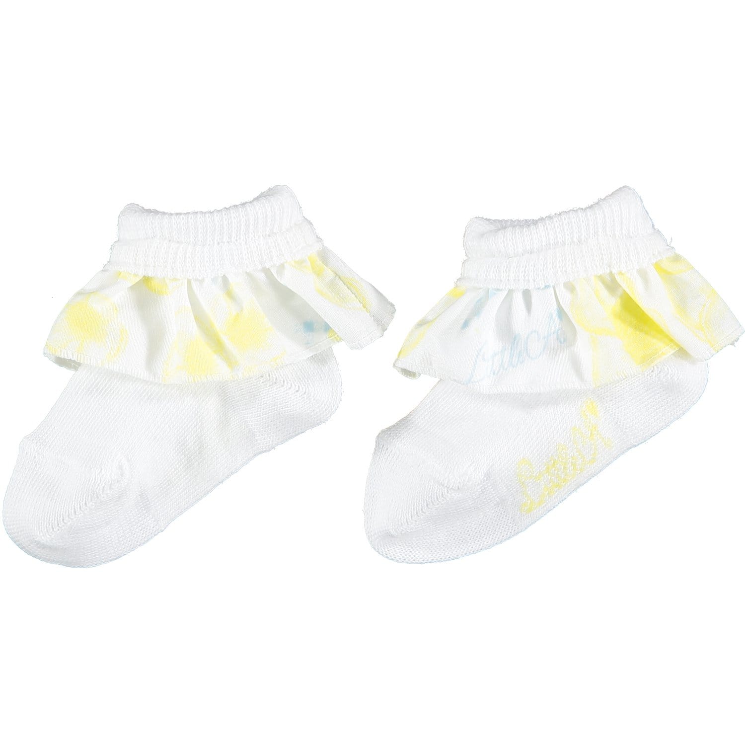 LITTLE A - Crystal Ankle Sock - Lemon