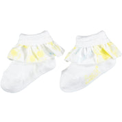 LITTLE A - Crystal Ankle Sock - Lemon