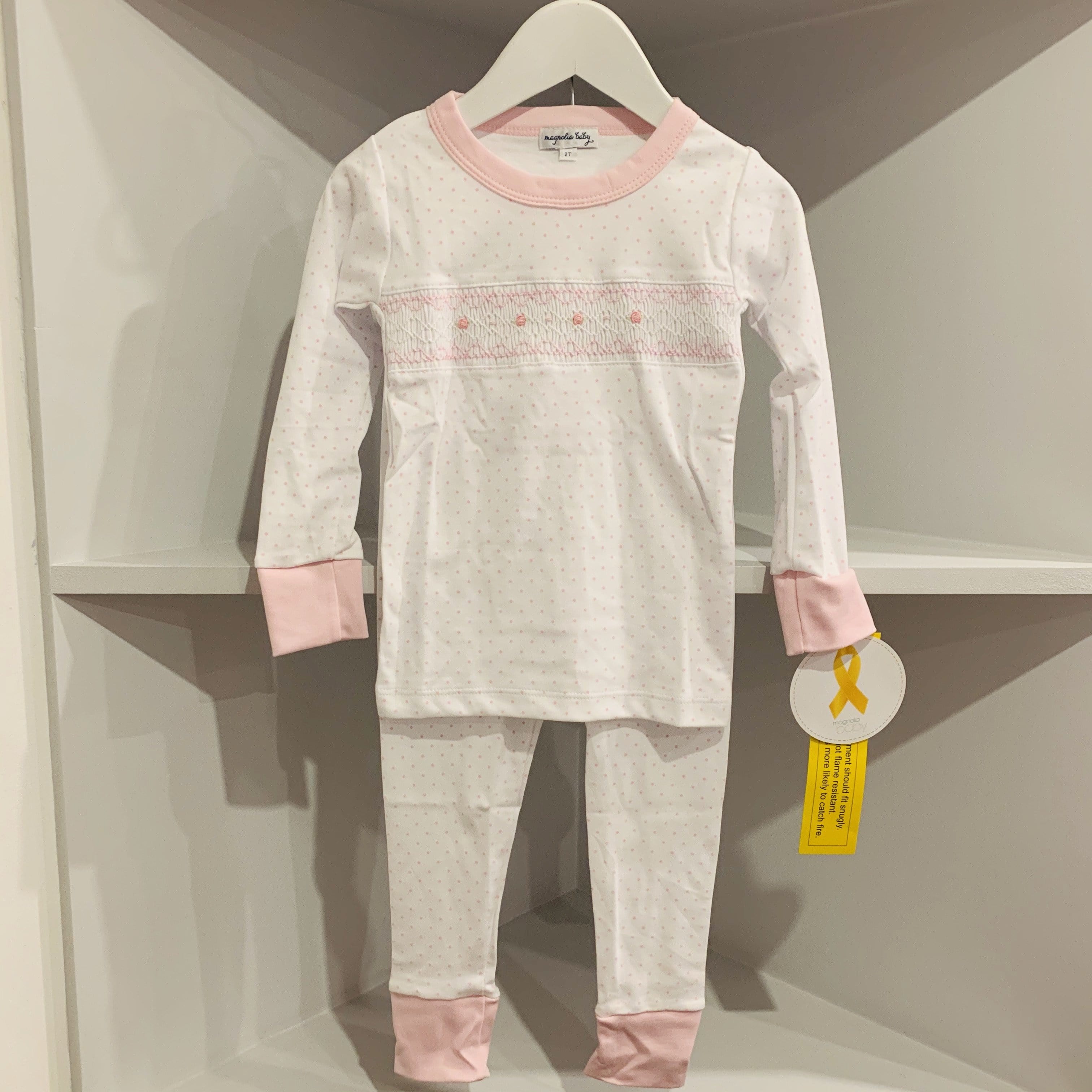MAGNOLIA BABY- Alana & Andy’s Smocked PJ’s