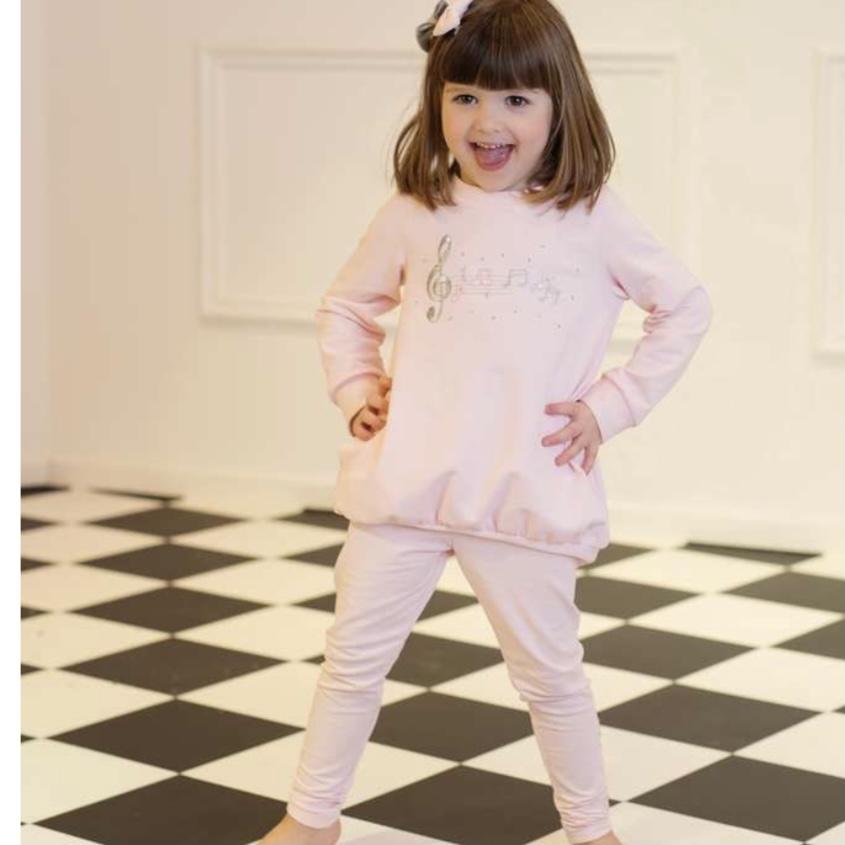 Daga - Musical  Leggings Set - Pink