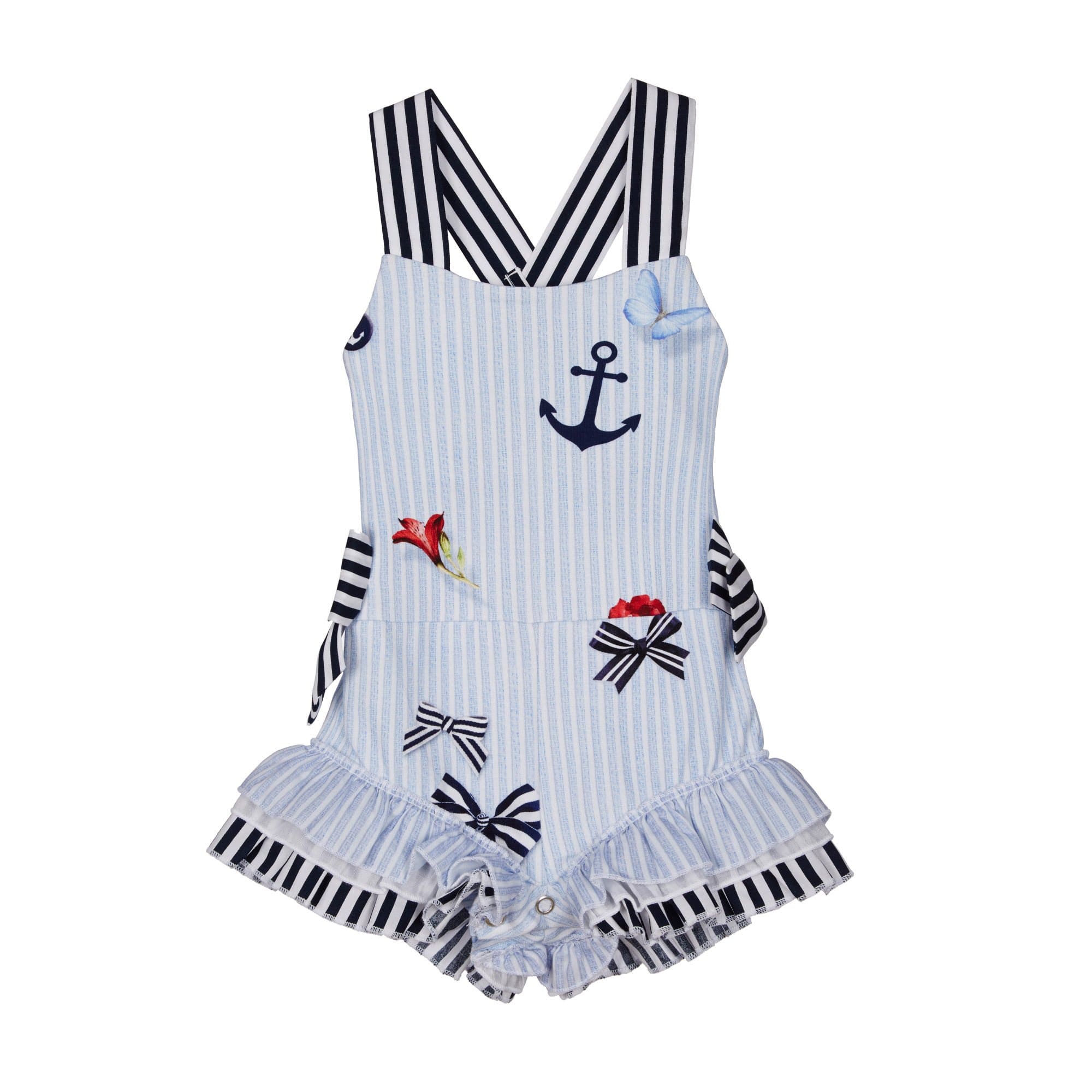 LAPIN HOUSE - Playsuit, Hat, Bag & Hair tie - Blue