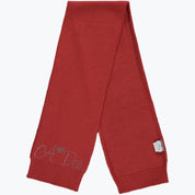 A Dee - Knitted Scarf - Red