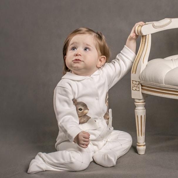 SOFIJA - Bunny Bow Babygrow