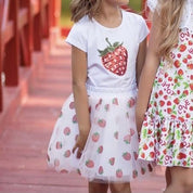 DAGA STRAWBERRY TUTU SKIRT SET