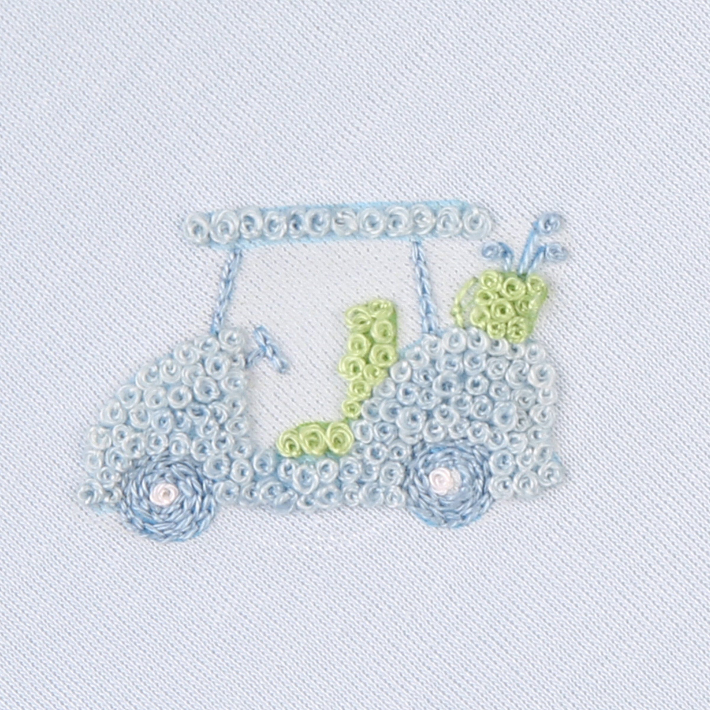 MAGNOLIA BABY - Tiny Caddy Burp Cloth - Blue