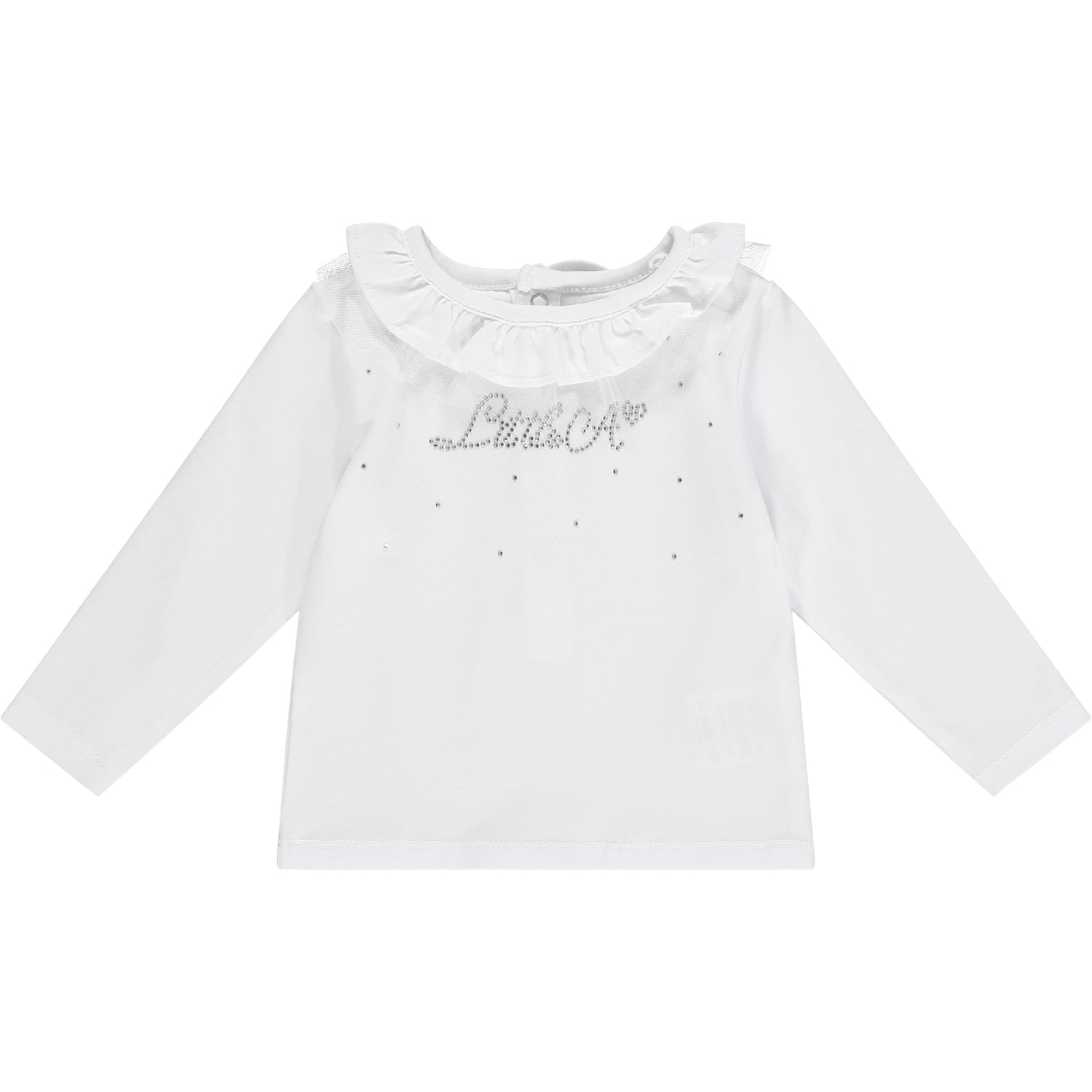 LITTLE A - Freida Lurex Skirt Set - White