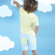 MITCH & SON - Jeffrey A Time To Fly Plane Soft Set - Lemon