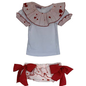 PHI - Heart Jam Pants Set - White