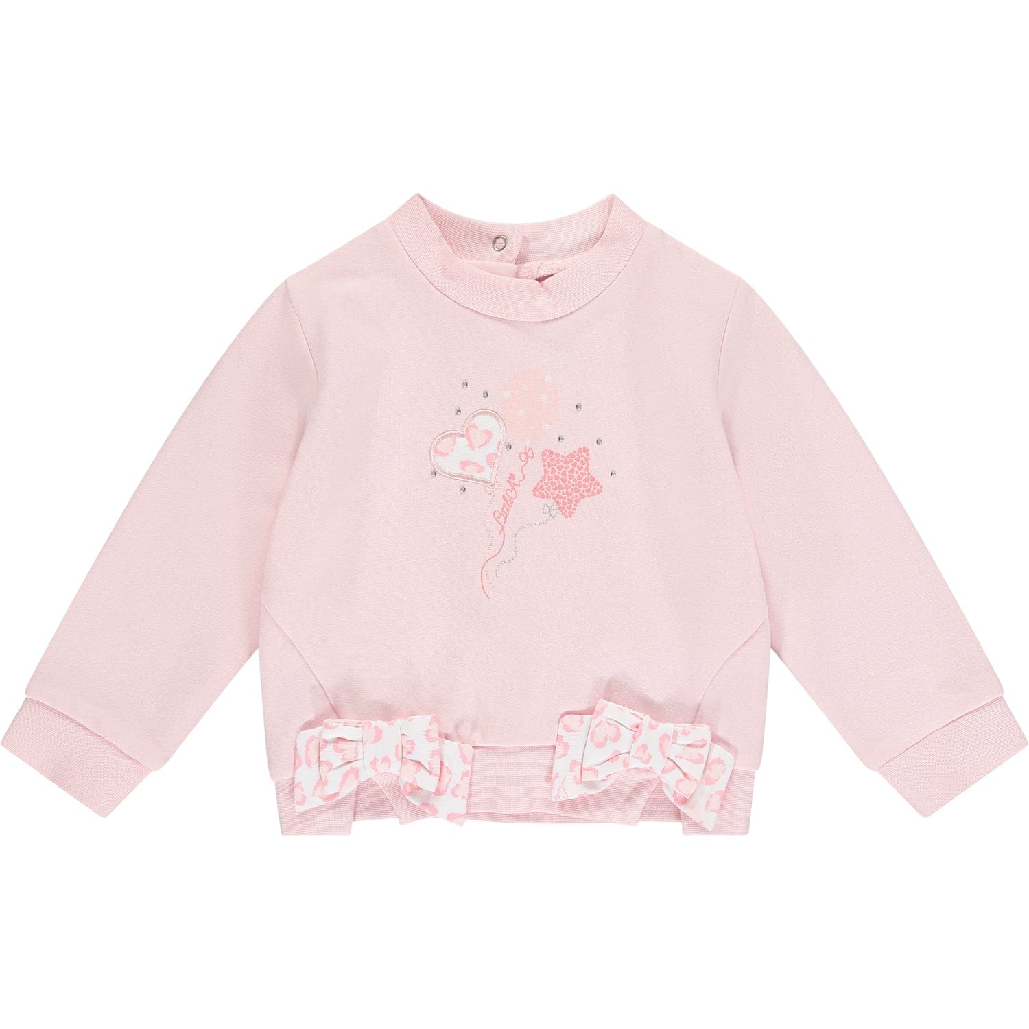 LITTLE A - Elena Leopard Print Legging Set - Baby Pink
