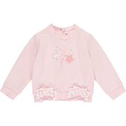 LITTLE A - Elena Leopard Print Legging Set - Baby Pink