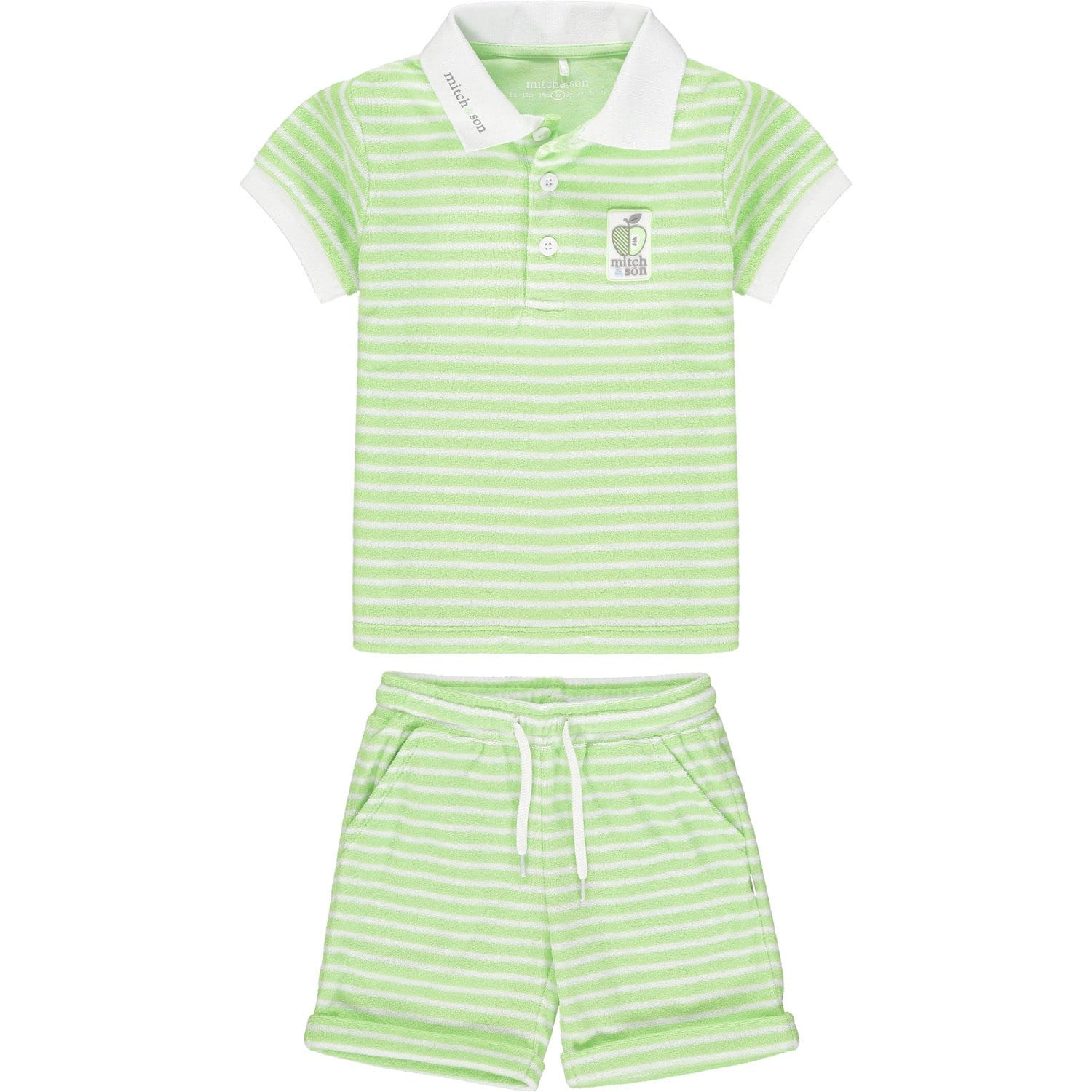MITCH & SON - Stripe Terry Set - Green