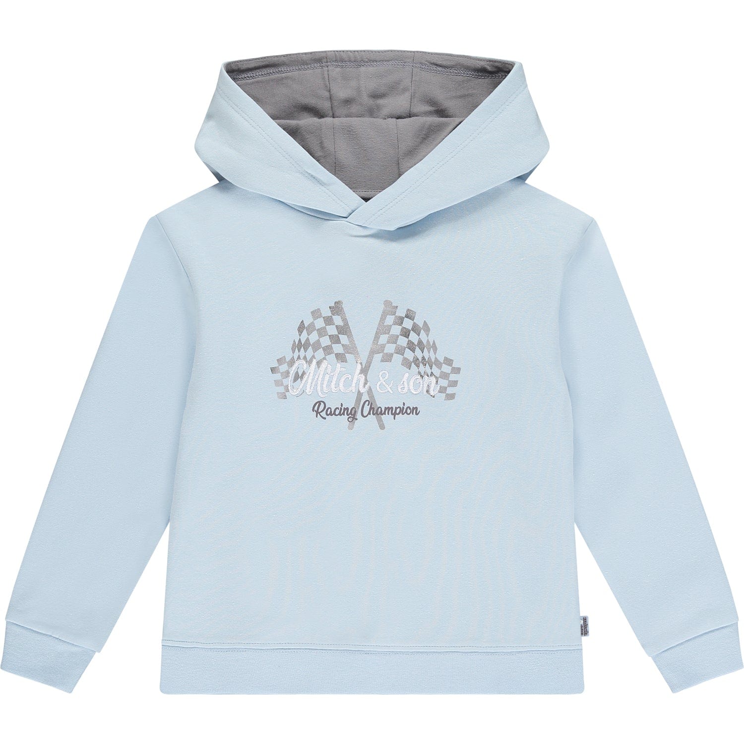 MITCH & SON - Enrico Flag Graphic Hooded Set - Pale Blue