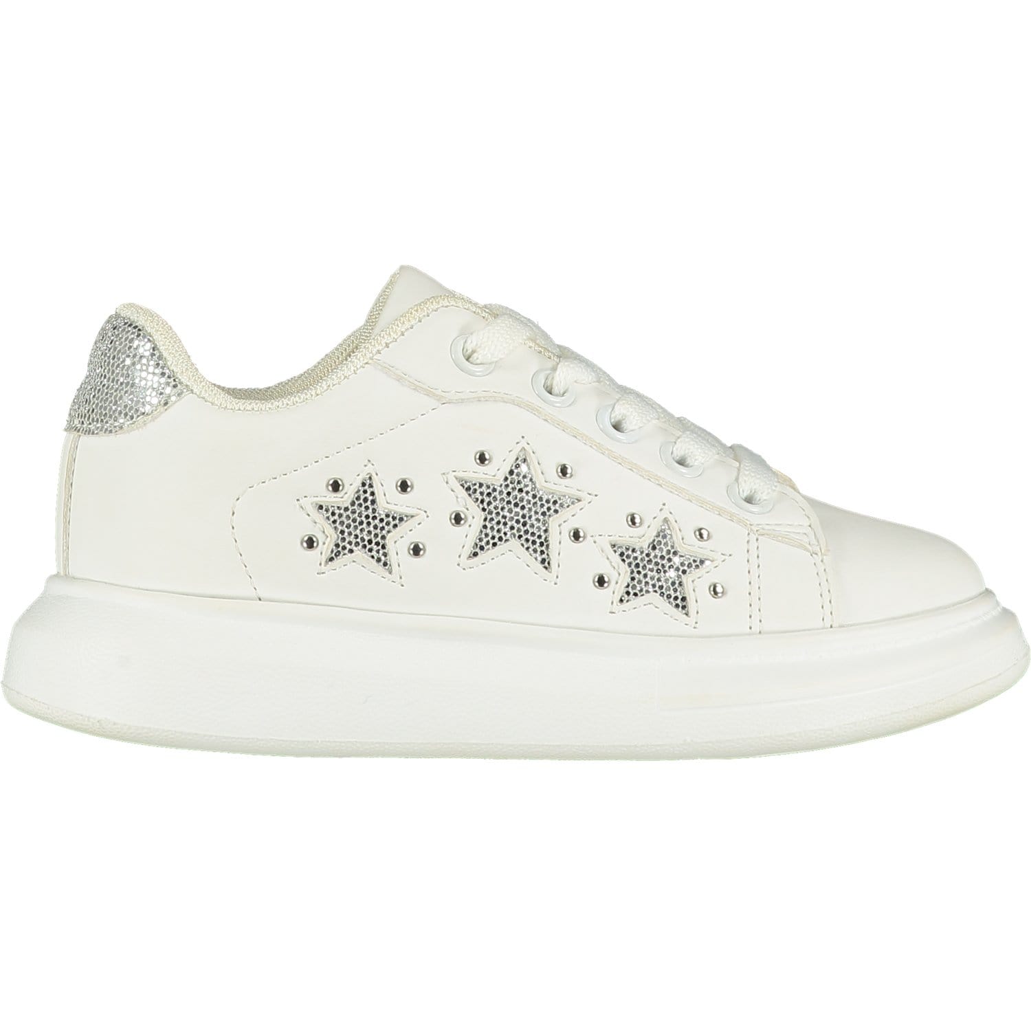 A DEE - Queeny Chunky Star Trainer - White