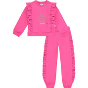 A DEE - Sunshine Frill Tracksuit - Pink Glaze