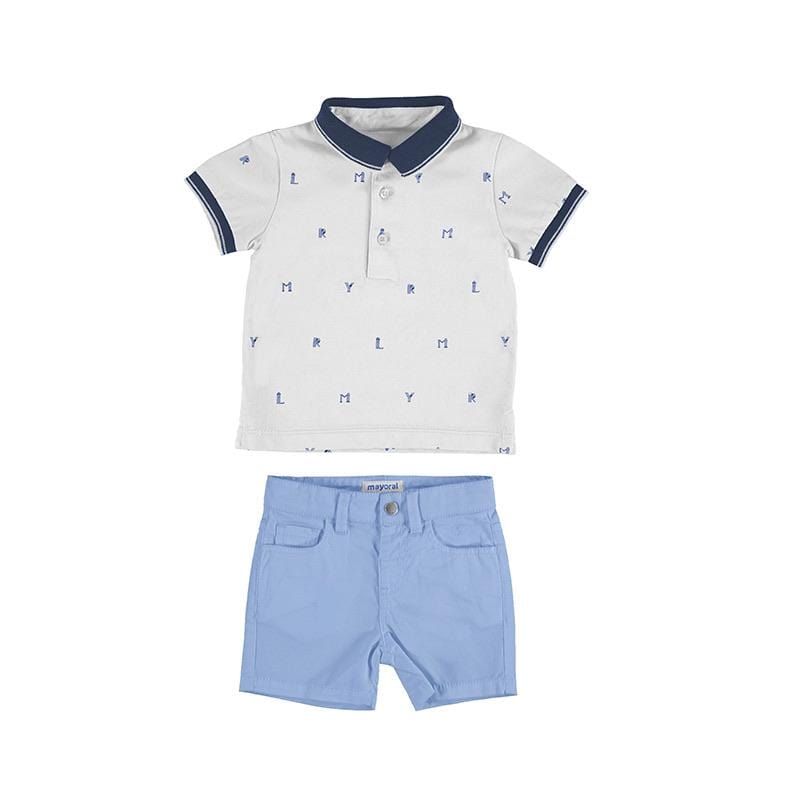 MAYORAL - Initial Short Set - Blue