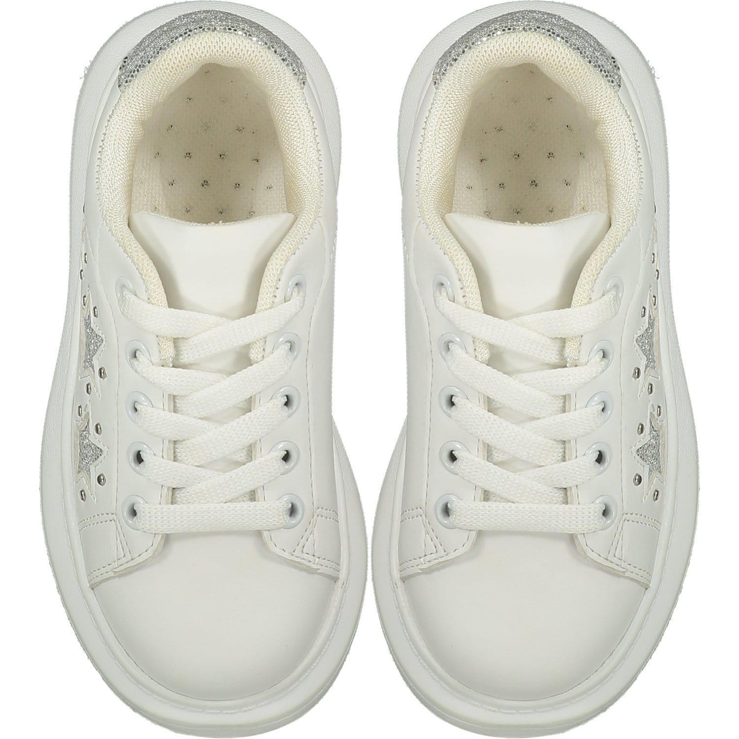 A DEE - Queeny Chunky Star Trainer - White