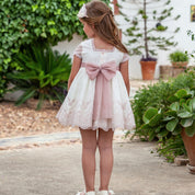 ABUELA TATA - Ceremony Lace Puffball Dress - Pink
