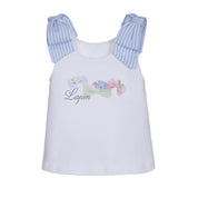 LAPIN HOUSE PASTEL BOW TOP & SHORT SET