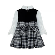 LAPIN HOUSE - Check Pinafore Dress - Black