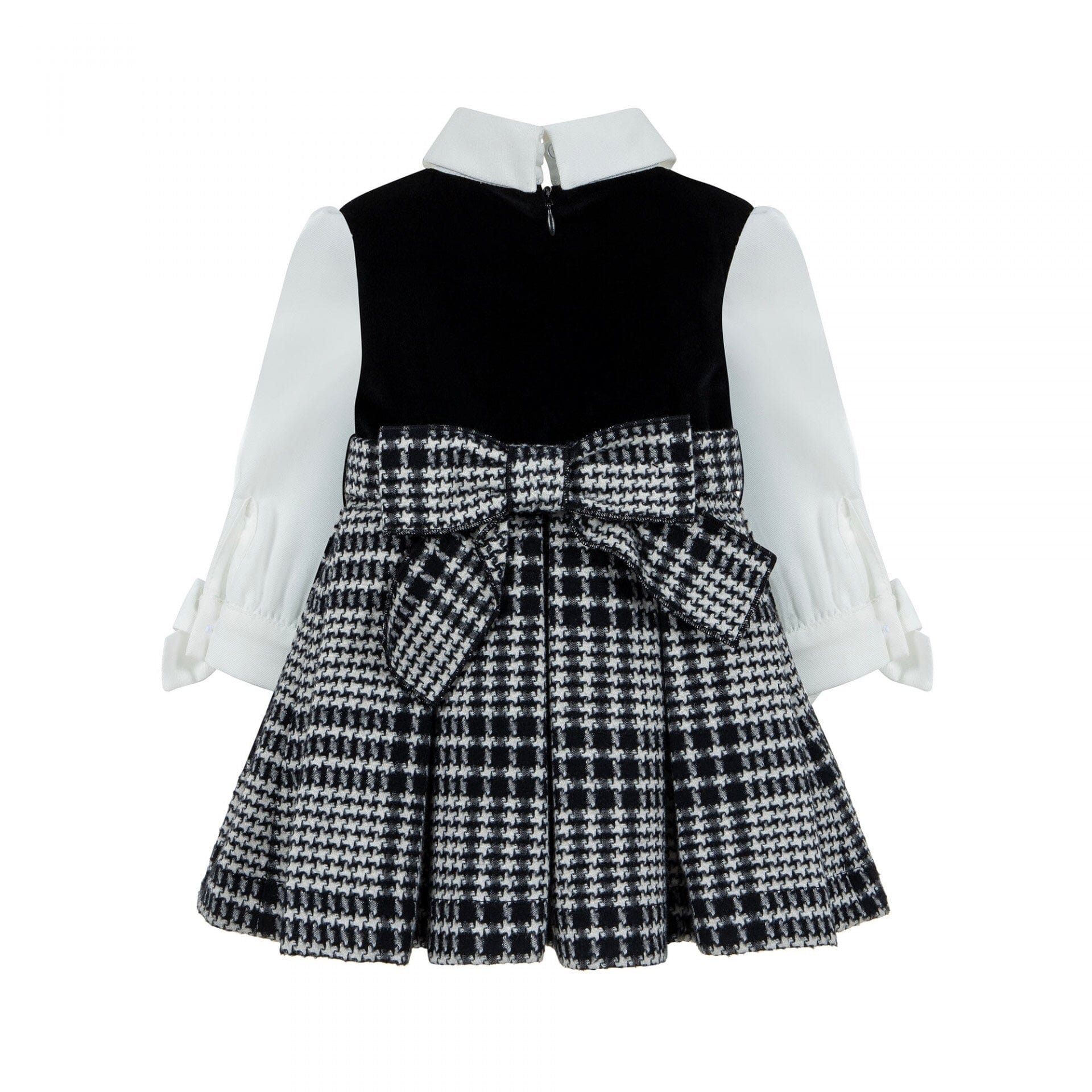 LAPIN HOUSE - Check Pinafore Dress - Black