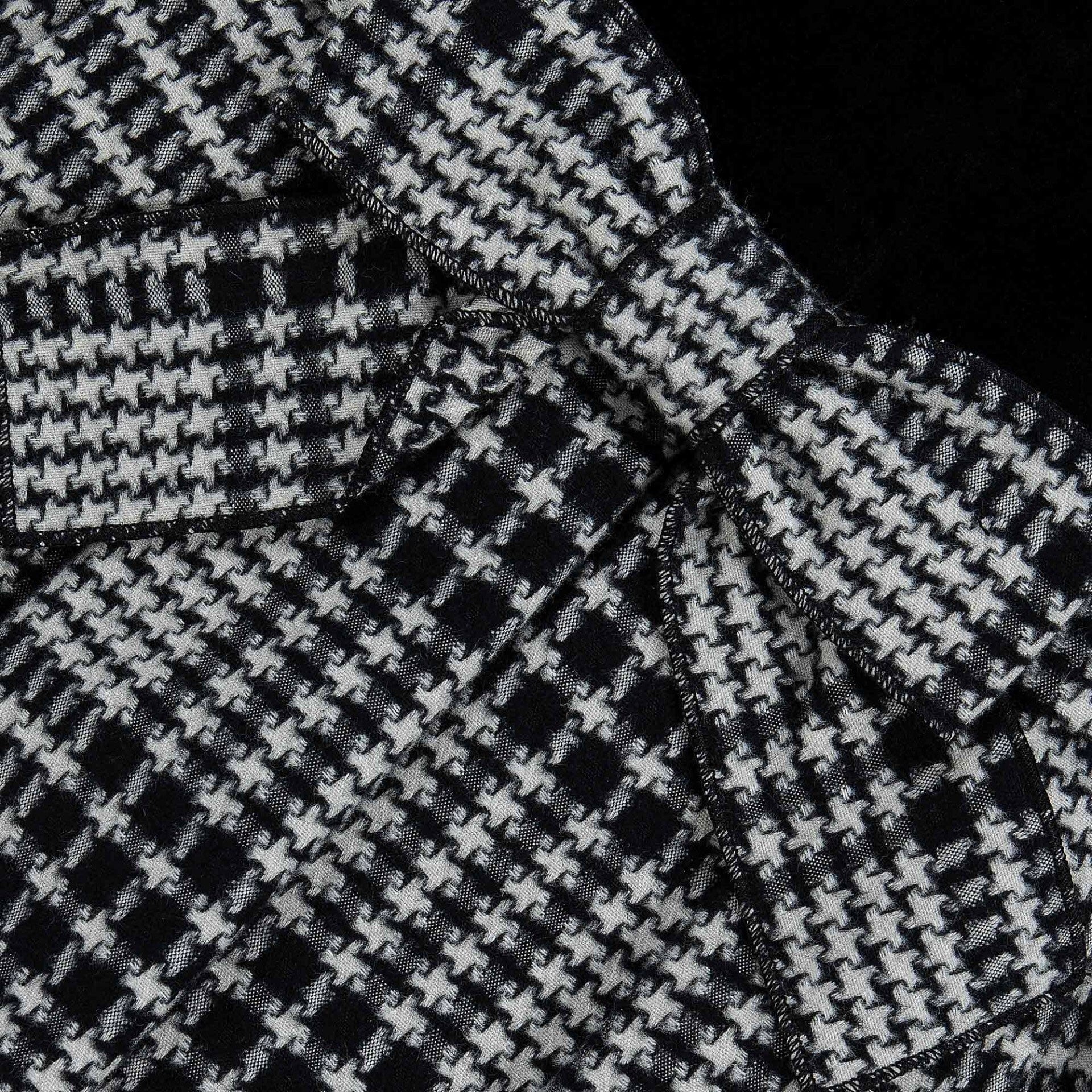LAPIN HOUSE - Check Pinafore Dress - Black