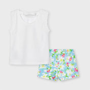 MAYORAL - Summer Party Short Set - Blue