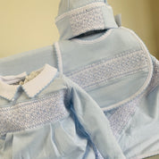MAGNOLIA BABY -  Claire & Clive’s Smocked Set- Blue