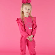 A DEE - Sunshine Frill Tracksuit - Pink Glaze