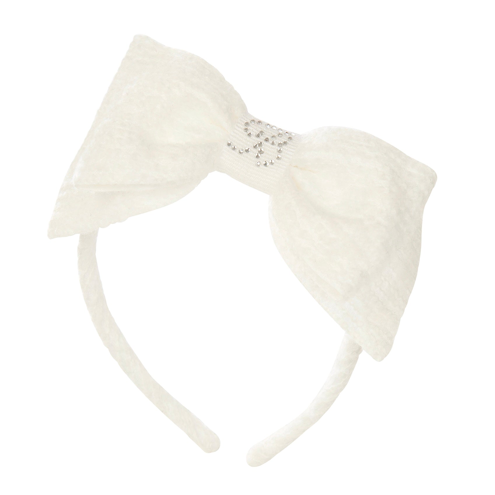 BALLOON CHIC - Tweed Hairband - Cream