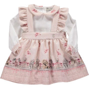 Piccola Speranza  - Soft Toy Pinafore Set - Pink