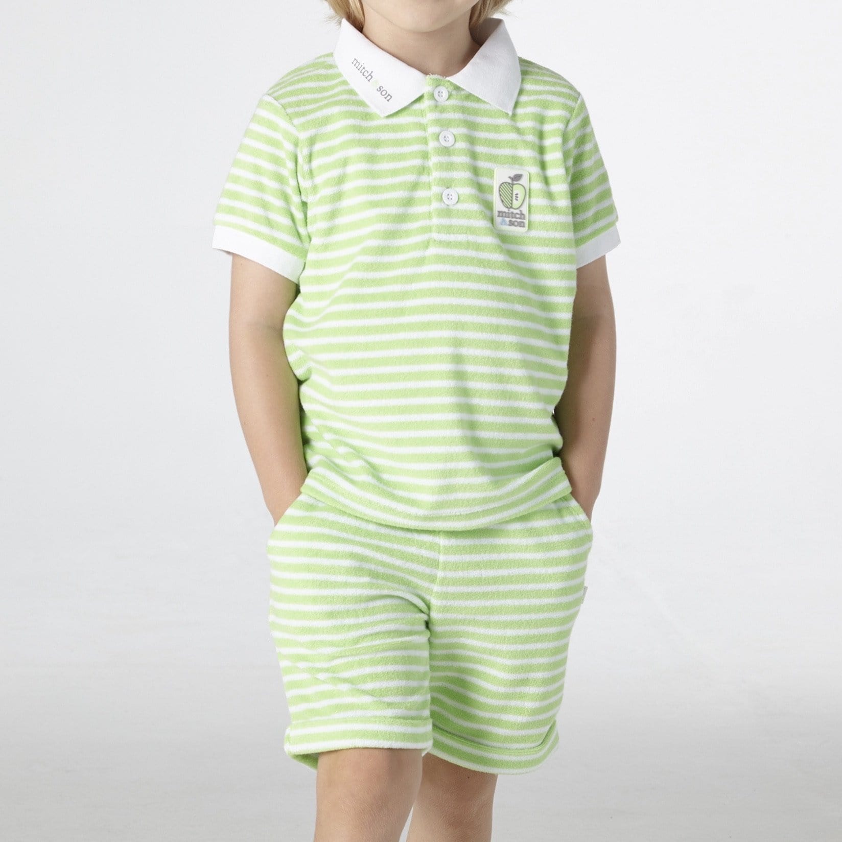 MITCH & SON - Stripe Terry Set - Green